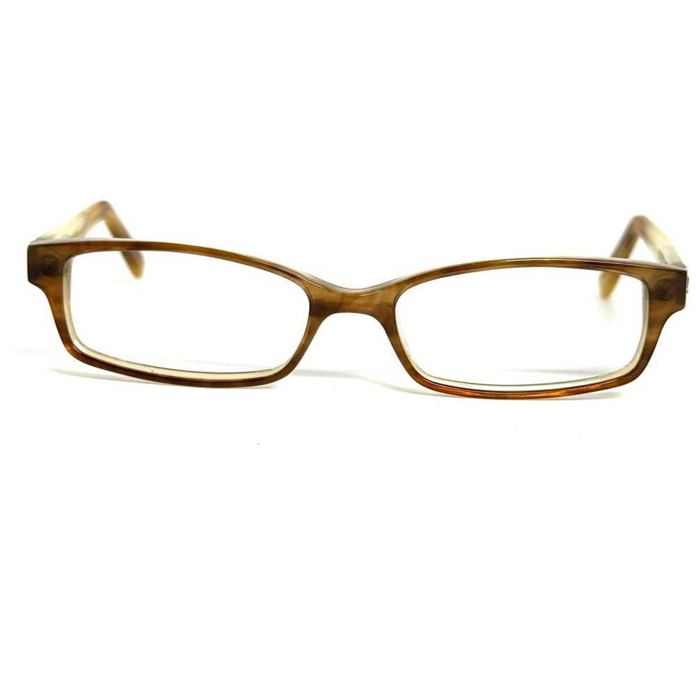 Vera‎ Wang V051 SU Brown Tortoise Rectangular Eyeglass Frames 51-16-138